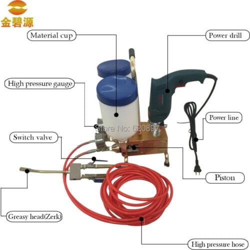 1:1 polyurethane acrylic resin leaking stoppage apparatus