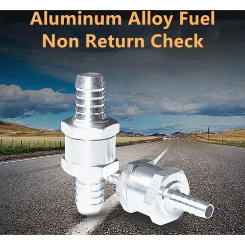 1PC 6/8/10/12MM Four Size Aluminium Alloy Fuel Non Return Check Valve New One Way Fit Carburettor Car Accessories