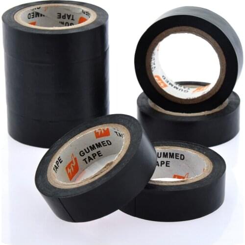 2 rolls! 10 m high temperature flame retardant electrical tape PVC waterproof fire harness tape for Cable Wire Repair Tools