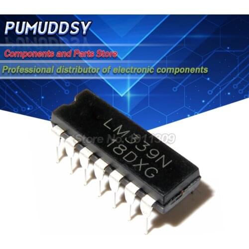 10PCS LM339 LM339N lm339 New Wholesale Precision Voltage Comparator DIP-14