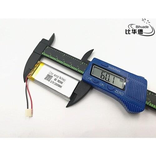 10pcs/lot 3.7V 1300mAh 702560 Lithium Polymer Li-Po li ion Rechargeable Battery cells For Mp3 MP4 MP5 GPS