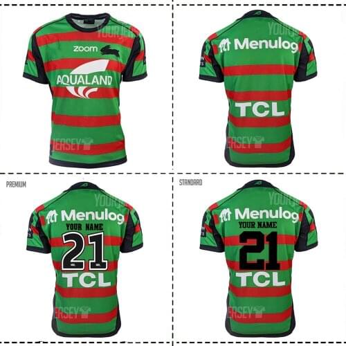 2021 SOUTH SYDNEY RABBITOHS HOME RUGBY JERSEY size S-M-L-XL-XXL-3XL-4XL-5XL