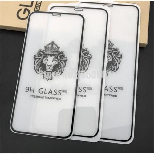 500pcs Fast Fit Full Glue Full Cover Tempered Glass Phone Screen Protector For iphone XS MAX XR XS 8 8plus 7 7plus
