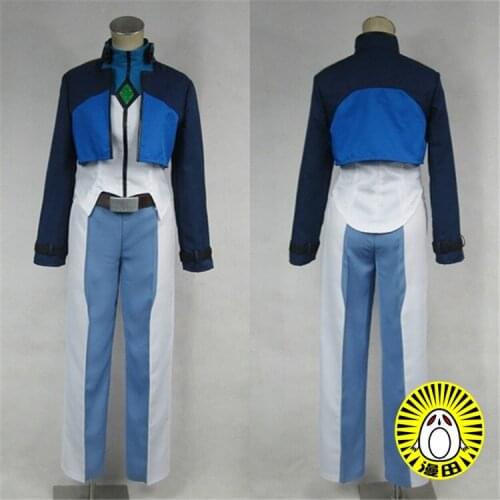 Free shipping Cartoon Anime GUNDAM 00 Season 2 Cosplay Setsuna F Seiei Cos Woman Man Halloween Party Cosplay Costume