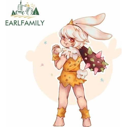 EARLFAMILY 13cm x 11.1cm For Zerochan Anime Personality Funny Car Stickers Air Conditioner ATV Decal Waterproof Vinyl Car Wrap