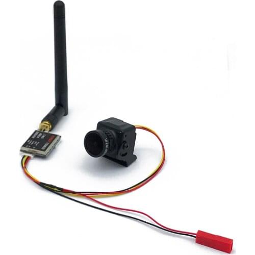 Ready to use 5.8G FPV Set Video 200/600mw Transmitter TS5823 and mini CMOS 1200TVL Camera with Cable Set Racing Drone fpv set
