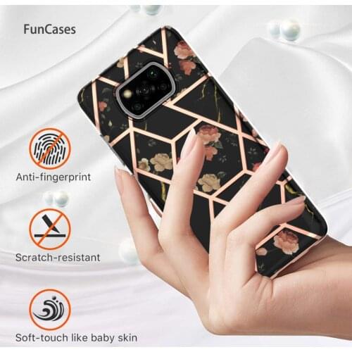 Best Selling Soft TPU Cases For Poco X3 NFC Fundas Soft IMD Phone Case Leather Cover sFor Capinha Xiaomi Poco X3 NFC Telefoon