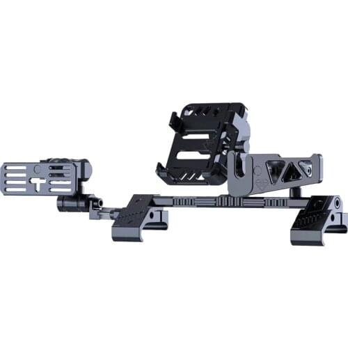 JL1198 Aluminum Alloy center console mobile phone bracket,walkie talkie stand for jeep for wrangler JL 2018+ LANTSUN