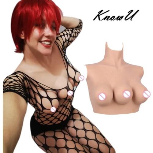 KnowU C Cup 3-Boobs Breast Forms Crossdresser Silicone forme de sein de silicone силиконовая форма груди