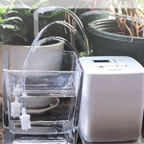 Intelligent Drip Irrigation System Set Single Double Pump Automatic Watering Device Timer Garden Self-Watering Kit For Flowers