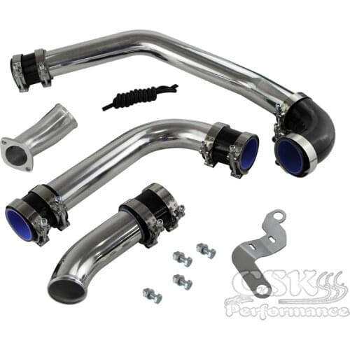 FMIC Tuning Front Mount Intercooler Piping Kit Fits For Mitsubishi Lancer EVO X 10 4B11 08-11 Blue/Red/Black