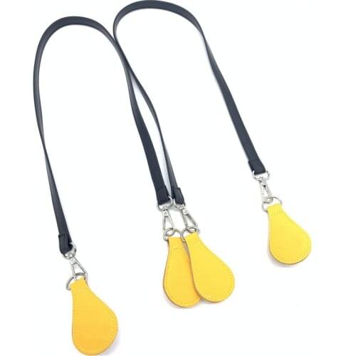 Short Long PU Round Belt Handle obag drop handle Handbag Accessories obag