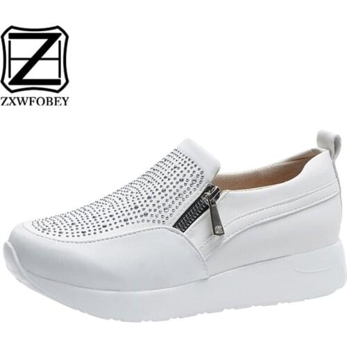 FOBEY Woman Seels Bottom Thick Sole Sneakers For Women Heel Women Shoes Vulcanize Shoe High Heels Sneakers For Ladies