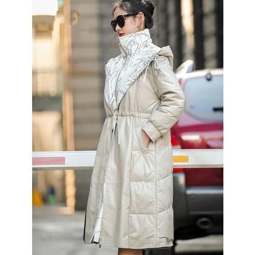 Real Leather Jacket Winter Coat Women Clothes 2020 Long Down Jacket Women Genuine Sheepskin Coat Chaqueta Mujer MY4730