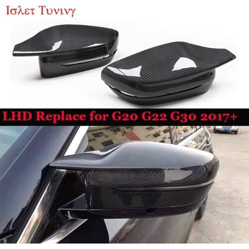 LHD G20 G30 New M look Side Door Rearviews Caps for BMW 3 4 5 Series G20 G28 G22 G23 G30 G38 Replacement Mirror Cover 2017