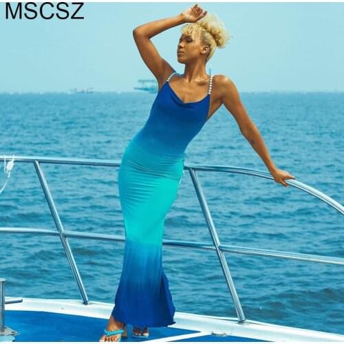 MSCSZ Summer Dresses With Print