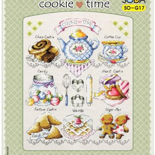 G17 Stitch Cross Stitch Kits Craft Packages 100% Cotton Fabric Floss Counted New Designs Needlework Embroidery Cross-Stitching