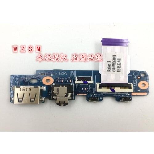 NEW FOR HP Pavilion 13 x360 Audio Jack USB Board and Cable 448.07m02.0011 100% Perfect work