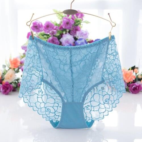 New Lace High Waist Breathable Sexy Seamless Womens Underwear