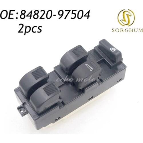 New 2PCS Electric Power Window Switch For Toyota Sparky Cami Daihatsu Terios 84820-97504 8482097504 84820-B4040