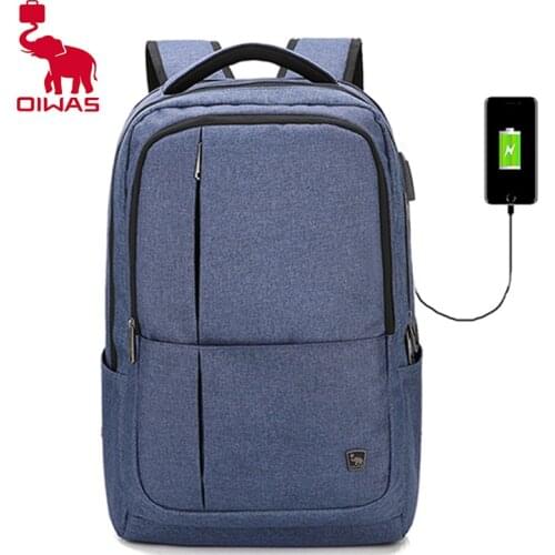 OIWAS Business Backpack Multifunction USB Recharging 17inch Laptop Casual Waterproof Bag Backpacks For Male Women Travel Mochila