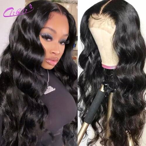 30 Inch Wig 13x4 Body Wave Lace Front Wig Pre Plucked Brazilian Hair Wigs 4x4 Lace Closure Wig Human Hair Body Wave Frontal Wig