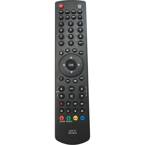 RC1910 Remote control Replace for Toshiba Hitachi Telefunken Teletech VESTEL JVC LED TV