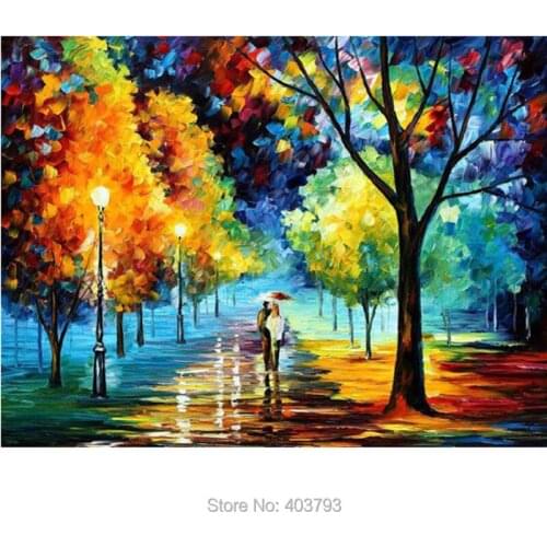 Modern abstract handmade palete kinfe oil painting wall decoration on the canvas unframed art home decoration