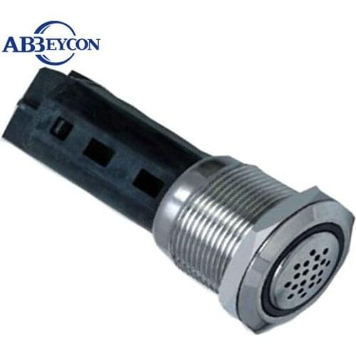 TY 1934 19mm anti-vandal metal buzzer 19mm stainless steel 12v LED illuminated metal buzzer