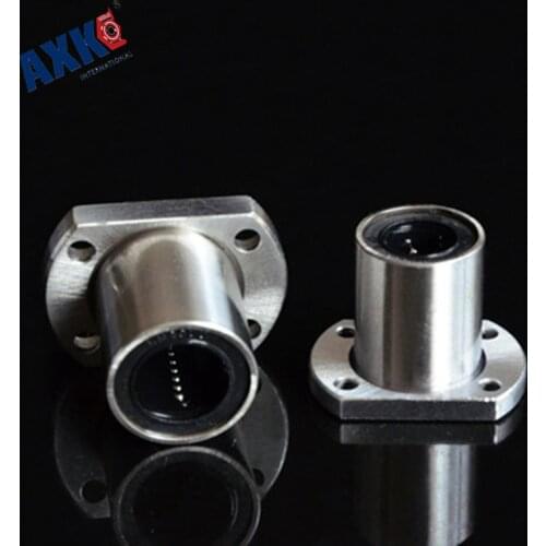 2021 Thrust Bearing Rodamientos Lmh8uu Lmh8 8mm Round Flange Linear Ball Bearing Bushing For Shaft Guide Rail Rod Cnc Parts