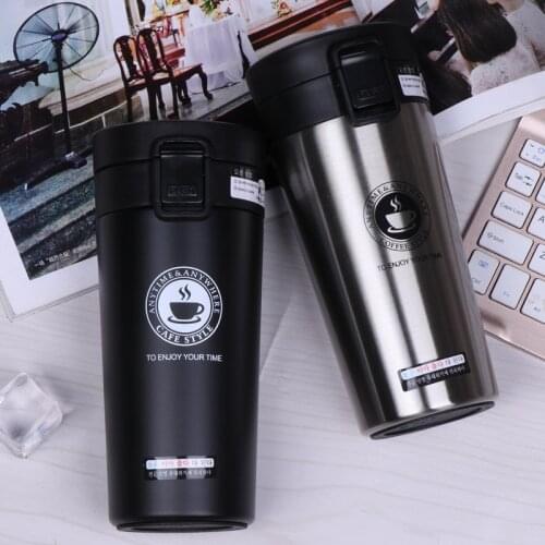 380ml Premium Stainless Steel Vacuum Flasks Car Thermo Travel Mug portable thermoses portable drinkware coffee tea Thermocup