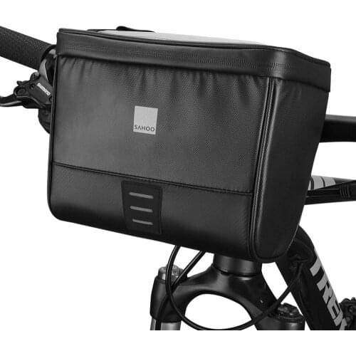 Waterproof Touchscreen Cycling Bike Bicycle Map Sleeve Handlebar Bag Pack Pannier Basket Phone Camera