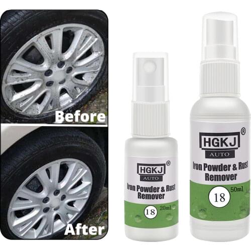 HGKJ-18 Car Paint Wheel Iron Powder Auto Cleaning Agent Wheel Rim Cleaner Spot Remover Polishes Coating Supplie Spot Rust Tar