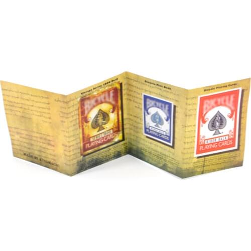 3D Advertising Magic Tricks Close Up Magic Card Magica Appearing Deck Gimmick Props Easy To Do Beginner Toys For Children Shows