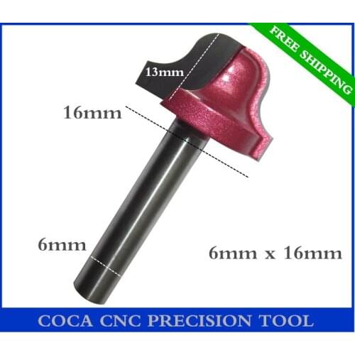 6mm*16mm,Freeshipping CNC Solid carbide woodworking insert router bit,Tungsten steel end milling cut,wood tools, machine cutter