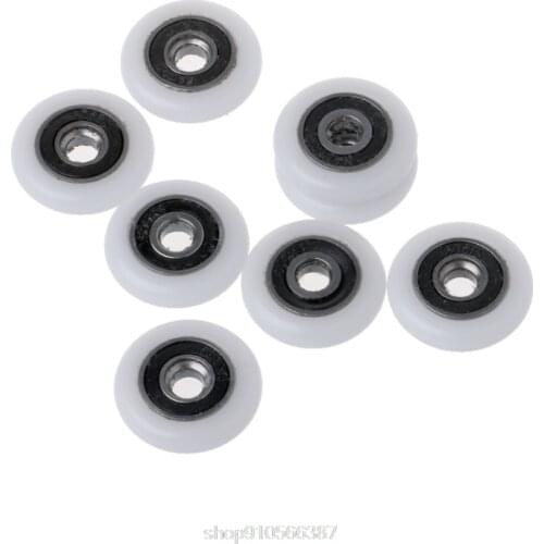 8 Pcs Shower Door Runner Rollers Wheels Pulleys Replacement Parts 23mm Diameter N10 20 Dropshipping
