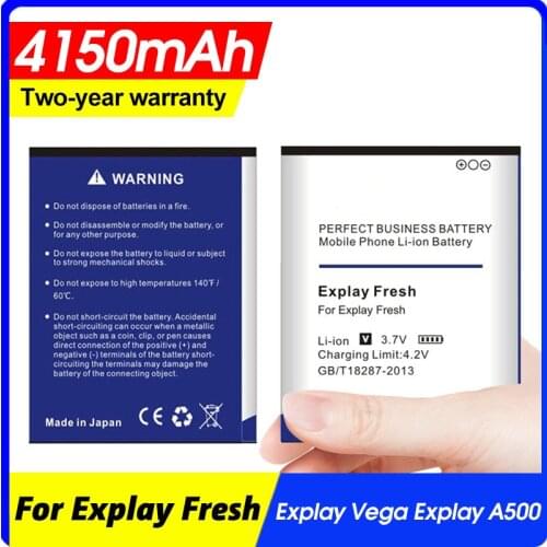 4150mAh Battery for Explay Fresh Explay Vega Explay A500 Wiko Bloom Wiko Cink Five Wiko Rainbow