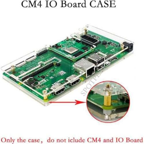 Raspberry Pi Compute Module 4 IO Board CM4 Acrylic Case