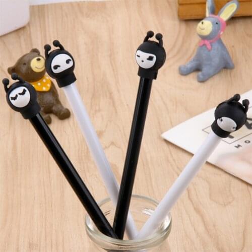 40PCS New Cartoon Creative Minimalist Receiver Antenna Alien Gel Pen Student Stationery Office Accessories