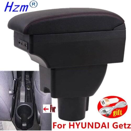 For Hyundai Getz Armrest Box Hyundai Getz Universal Car Central Armrest Storage Box modification accessories
