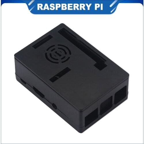 ITINIT R114 Raspberry Pi 3 Model B Black Plastic Case For Touch Screen Dual Purpose With Cooling Fan For Raspberry pi 3
