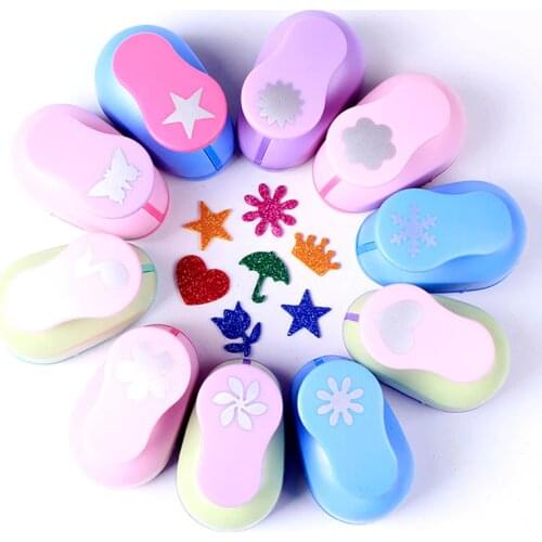Hole Punch Paper Cutter Circle Shaped Craft Punchers DIY Scrapbooking Punches Furador Perfurador Cutter Kids Handwork Tools