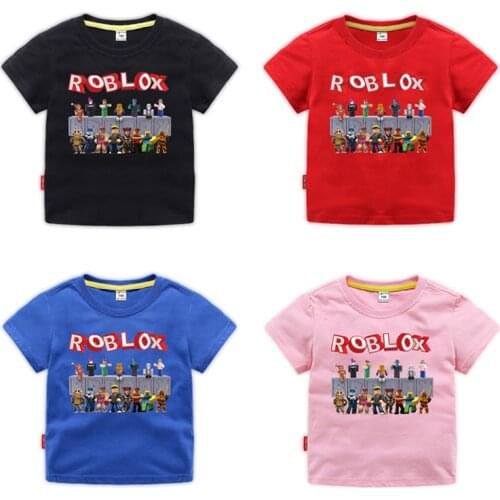 Roblox Boys Girl T Shirt Kids3D Print Cartoon Funny for Girls Child T-Shirt Children Clothes Tops Baby Tshirts Birthday Gift