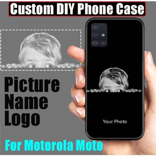 Custom Your Own Phone Case For Motorola Moto G8 Power Lite E6S 2020 One Vision Macro Zoom Pro P30 P40 G Power Customized Cases