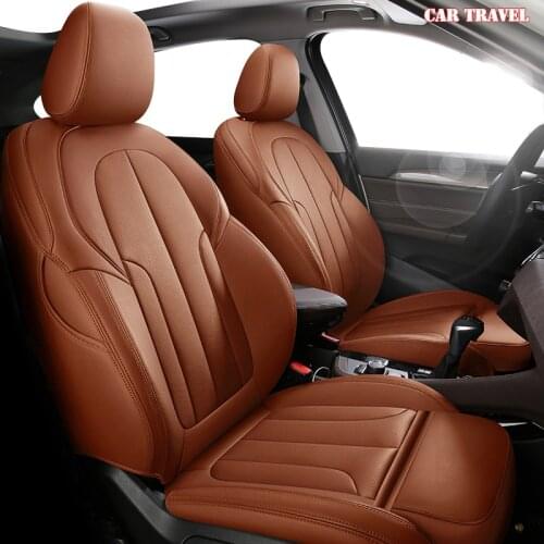 CARTRAVEL Custom Leather car seat covers For SUBARU XV Outback Impreza LEGACY Forester Tribeca Automobiles Seat Covers car seats
