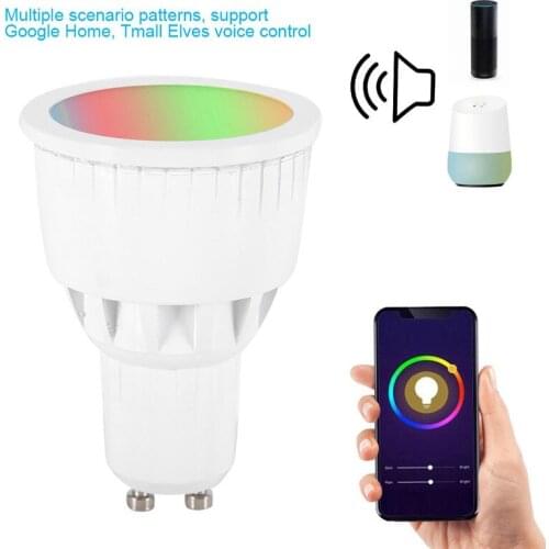 E27 GU10 GU5.3 bulb smart home wifi light bulb dimmable color compatible with alexa google home remote control by Tuya Smartlife