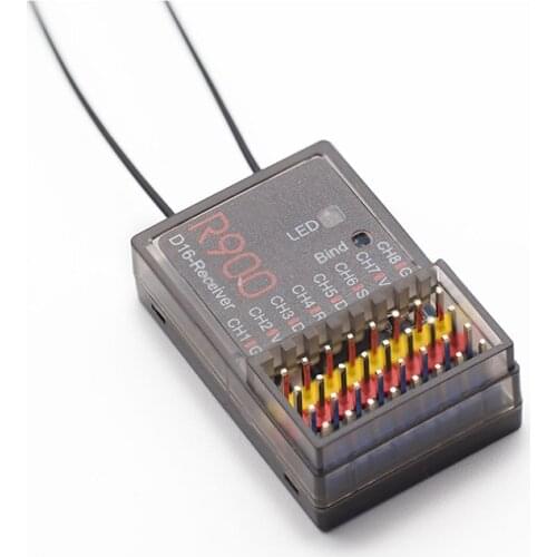 Jumper R900 Mini Receiver R900 900MHz 915mhz Long Range RX R8 R1+ R1F Receiver D16 2.4G Sbus for T18 T16 T18 Pro Remote Control