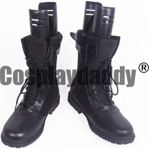 Black Panther N'Jadaka Erik Stevens Killmonger Cosplay Shoes Boots S008