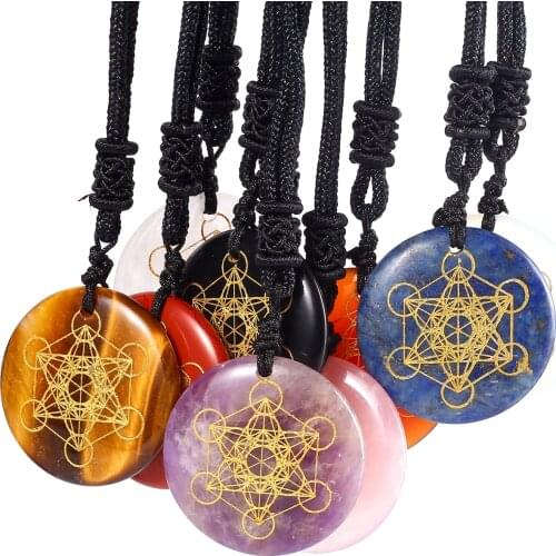 Chakra necklace meditation Jewelry with Tree of flower Pendant Chakra Reiki Healing Chain Statement Necklace