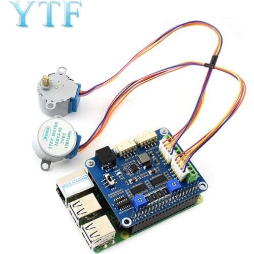 Raspberry Pi Zero W/3B +/4B Stepper Motor Driven Board DRV8825 Module Two-Way Progress